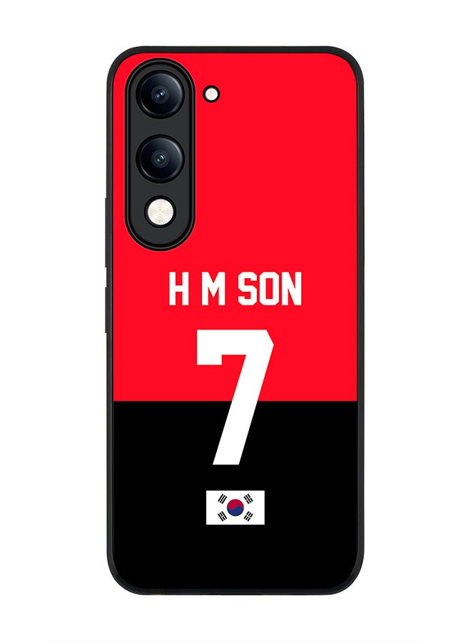 For vivo Y29s 5G / Y19s 5G Case,Slim fit Camera Protection, Shockproof Thin Phone cover  - Football - South Korea - H M Son